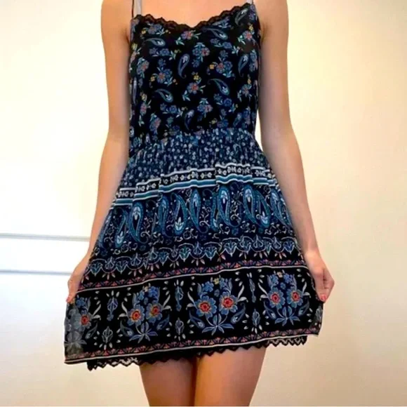 heavy embroidered maxi dresses Ivory Maxi Dress with Floral Embroidery main image 1